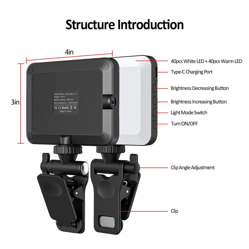 Lexa™ - Portable selfie light
