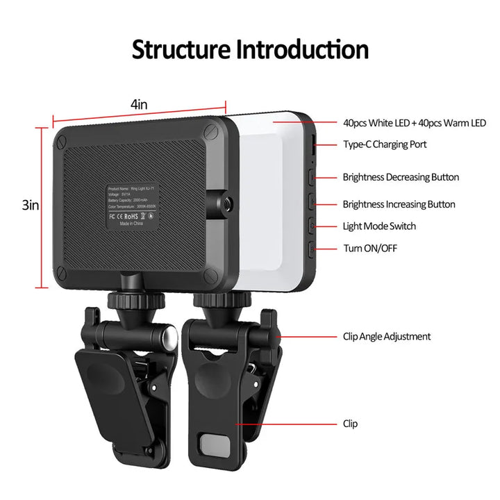 Lexa™ - Portable selfie light