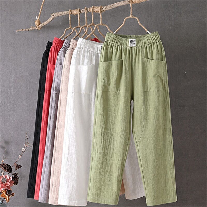 Juliana™ | Cotton And Linen Trousers