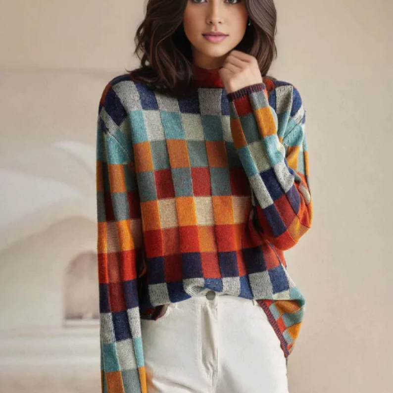 Joyce™ | Pullover Knitted Tops Sweater