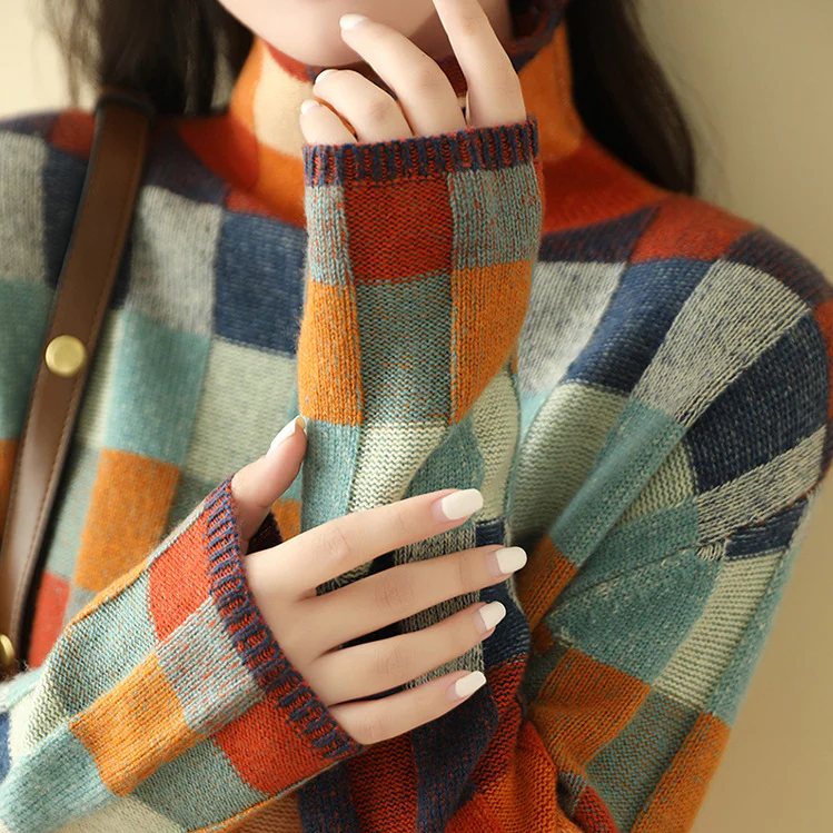 Joyce™ | Pullover Knitted Tops Sweater