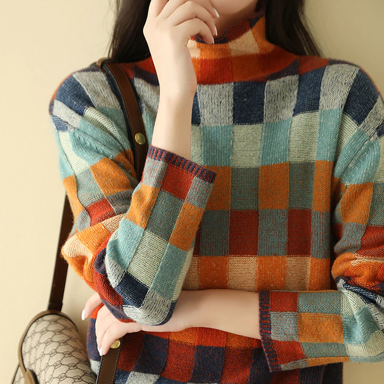 Joyce™ | Pullover Knitted Tops Sweater