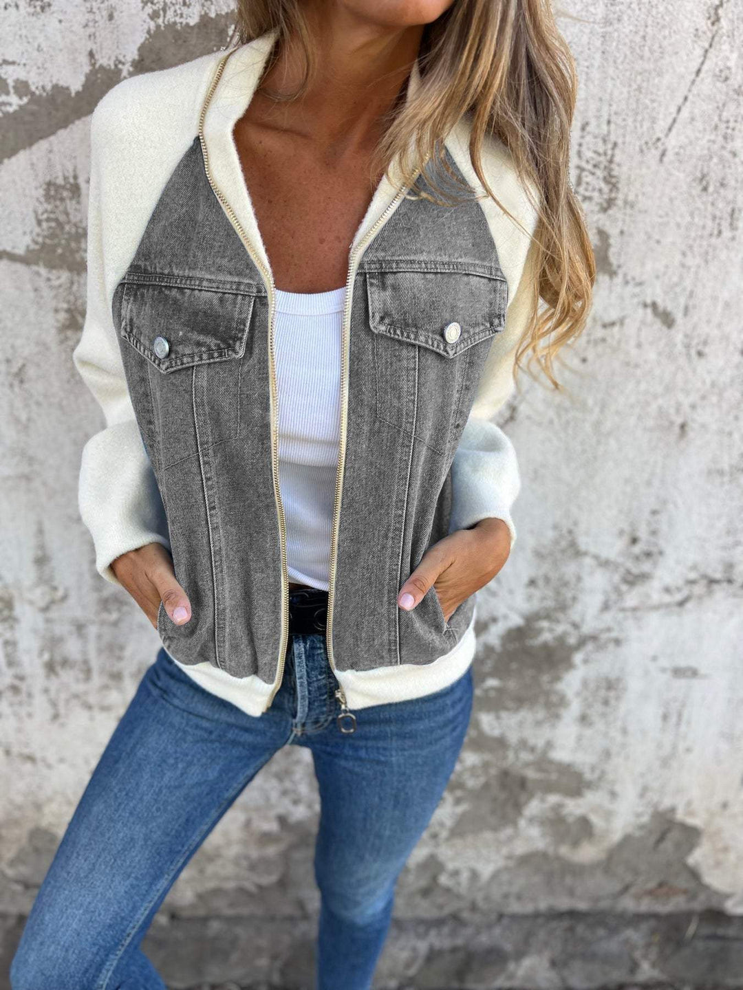OLIVA™ - Modern Denim jacket