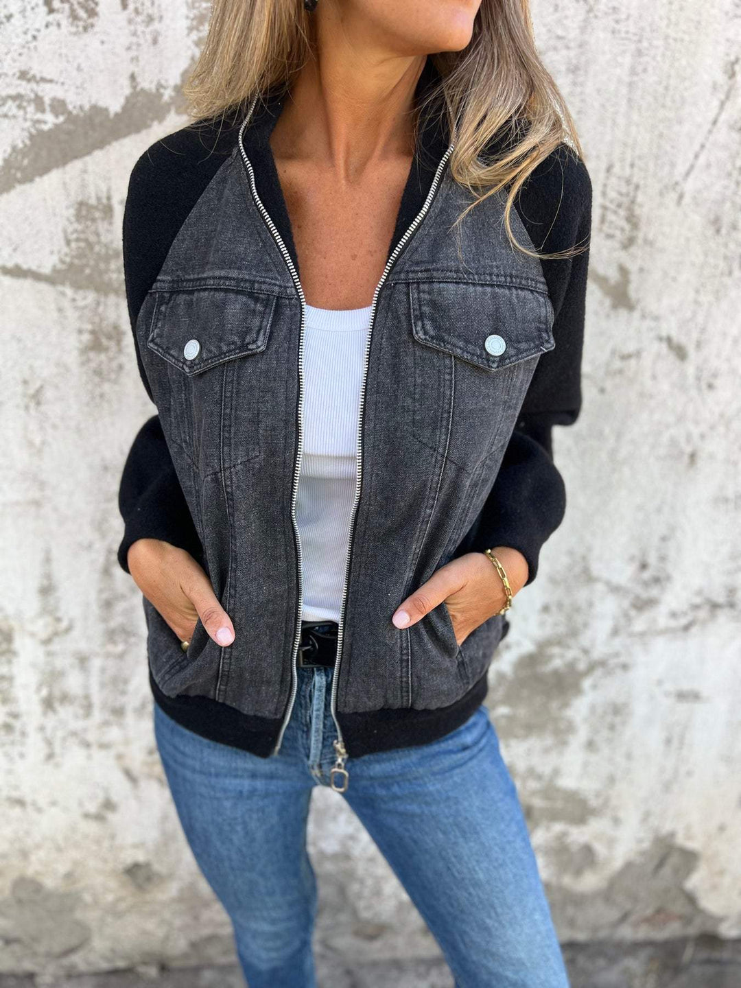 OLIVA™ - Modern Denim jacket
