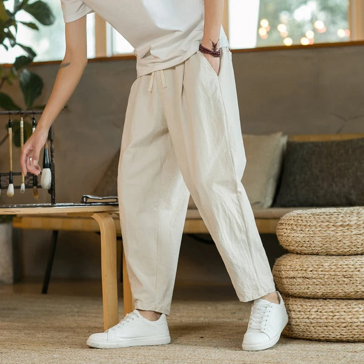 James™ | Linen Trousers